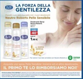 Carrefour Neutro Roberts Deodorante Spray 150 ml offerta