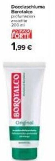 Carrefour Borotalco Docciaschiuma 200 ml offerta