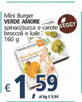 Alter Discount Verde Amore mini Burger 160g offerta
