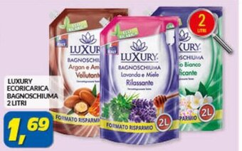 Risparmio Casa Luxury Ecoricarica Bagnoschiuma 2 Litri offerta