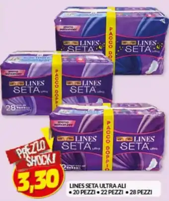 Risparmio Casa Lines Seta Ultra Ali 20 Pezzi 22 Pezzi 28 Pezzi offerta