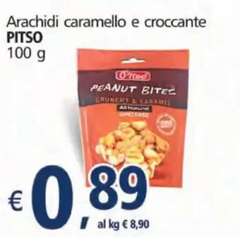 Pitso Arachidi caramello e croccante 100g
