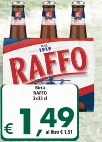 Alter Discount Raffo Birra 3x33cl offerta