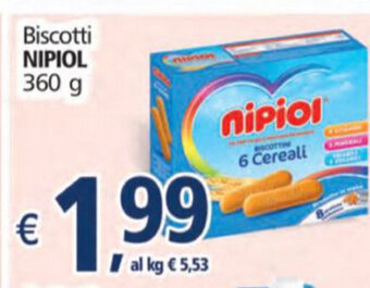Alter Discount Nipiol Biscotti 360g offerta