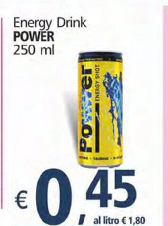 Alter Discount Power Energy Drink 250ml offerta