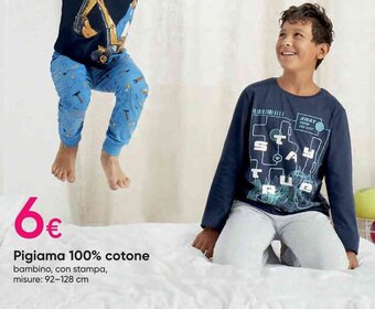 Pepco Pigiama 100% cotone 92-128 cm offerta