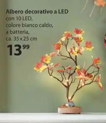 NKD Albero decorativo a LED 35 x 25 cm offerta