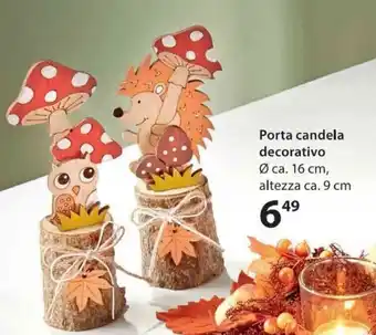 Porta candela decorativo Ø ca. 16 cm