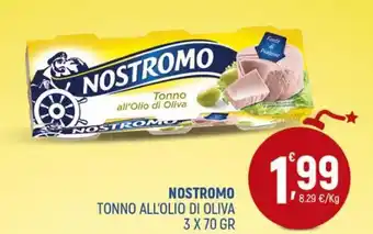 Nostromo Tonno all'olio di oliva 3 x 70 gr
