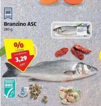 ALDI Branzino ASC 280 g offerta
