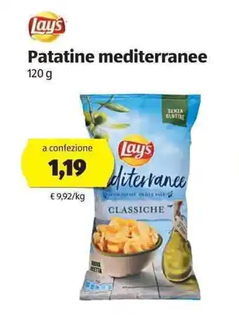 ALDI Patatine mediterranee 120 g offerta