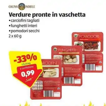 ALDI Verdure pronte in vaschetta 2 x 60 g offerta