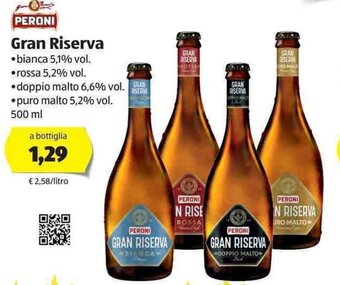 ALDI Peroni Gran Riserva 500 ml offerta