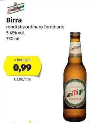 ALDI SanMiguel Birra 330 ml offerta