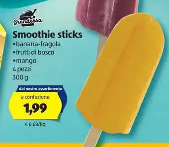 ALDI Smoothie sticks 300g offerta