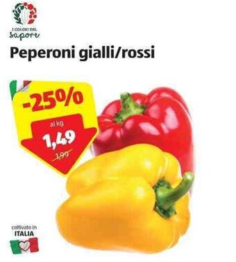 ALDI Peperoni gialli/rossi offerta
