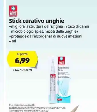 ALDI Stick curativo unghie 4ml offerta
