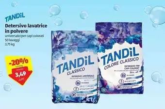 ALDI Detersivo lavatrice in polvere 3,75kg offerta