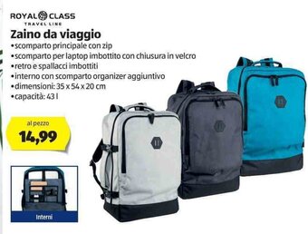 ALDI Zaino da viaggio offerta