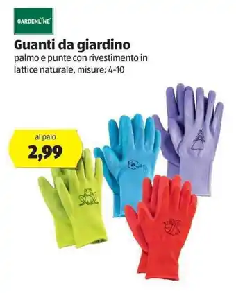 ALDI Guanti da giardino offerta