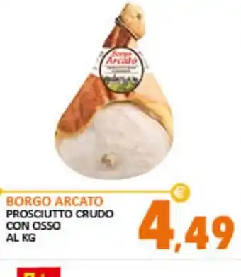 Borgo Arcato Prosciutto crudo con osso al kg