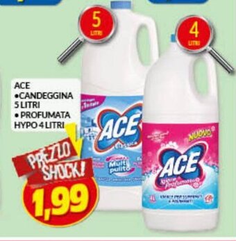 Risparmio Casa ACE Candeggina 5 Litri Profumata Hypo 4 Litri offerta