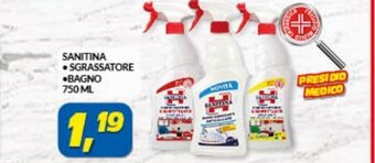 Risparmio Casa Sanitina Sgrassatore Bagno 750 ml offerta