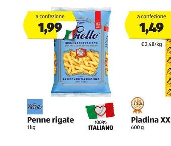 ALDI Penne rigate offerta