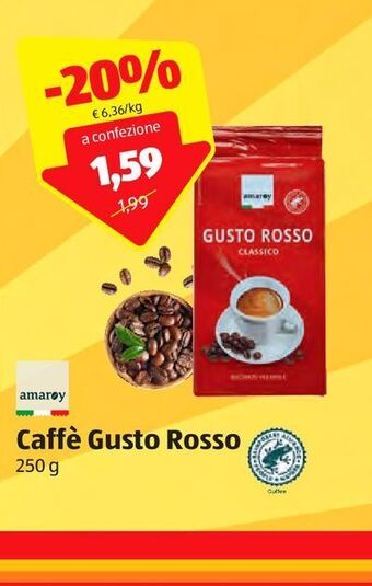 ALDI Caffè gusto rosso offerta