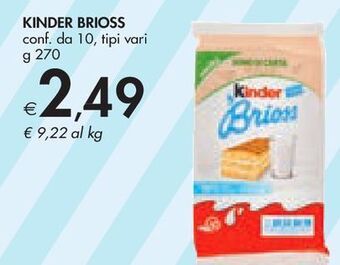 Bennet Kinder brioss offerta