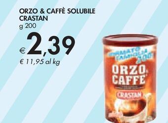 Orzo & caffè solubile crastan