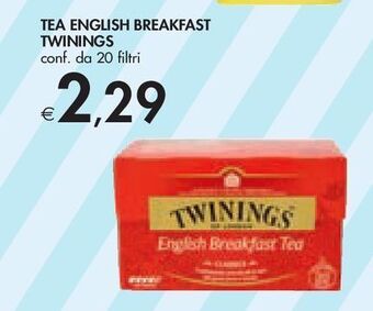 Bennet Tea english breakfast twinings offerta