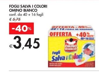 Bennet Fogli salva i colori omino bianco offerta