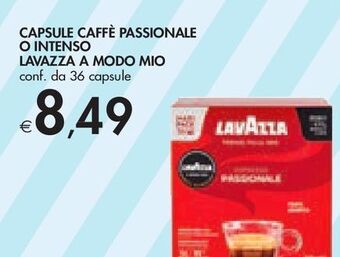 Bennet Capsule caffè passionale o intenso lavazza a modo mio offerta