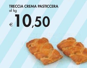 Treccia crema pasticcera