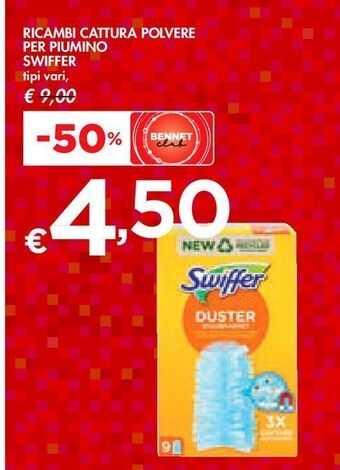 Bennet Ricambi cattura polvere per piumino swiffer offerta