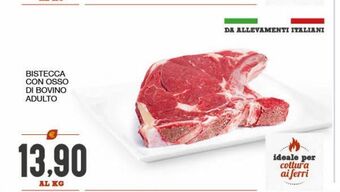 SeBón Supermercati Bistecca con osso di bovino adulto offerta