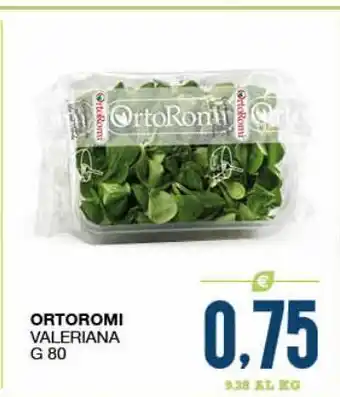 SeBón Supermercati Ortoromi valeriana offerta