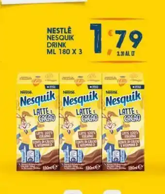 SeBón Supermercati Nestlè nesquik drink offerta
