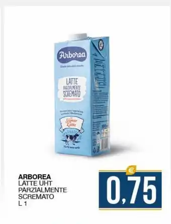 SeBón Supermercati Arborea latte uht parzialmente scremato offerta