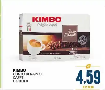 SeBón Supermercati Kimbo gusto di napoli caffè offerta