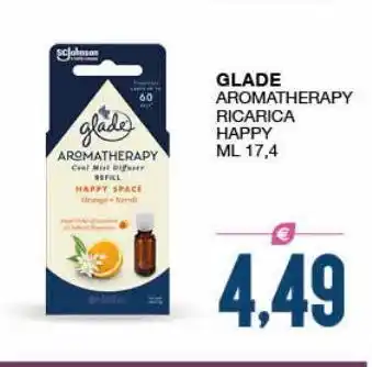 Glade aromatherapy ricarica happy