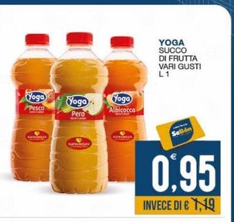 SeBón Supermercati Yoga succo di frutta vari gusti offerta