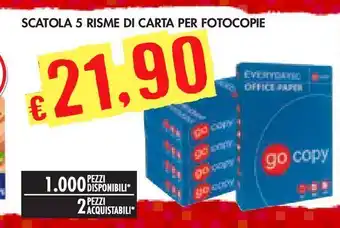 Bennet Scatola 5 risme di carta per fotocopie offerta