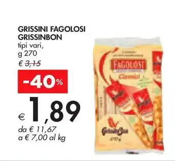 Bennet Grissini fagolosi grissinbon offerta