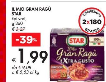 Bennet Il mio gran ragù star offerta