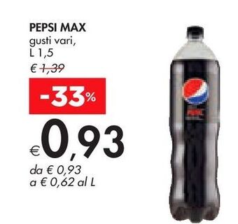 Bennet Pepsi max offerta