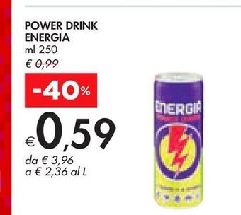 Bennet Power drink energia offerta