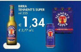 Bennet Birra tennent's super offerta