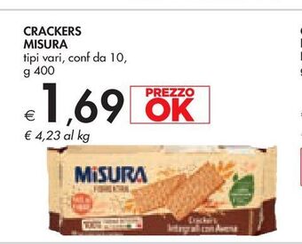 Bennet Crackers misura offerta